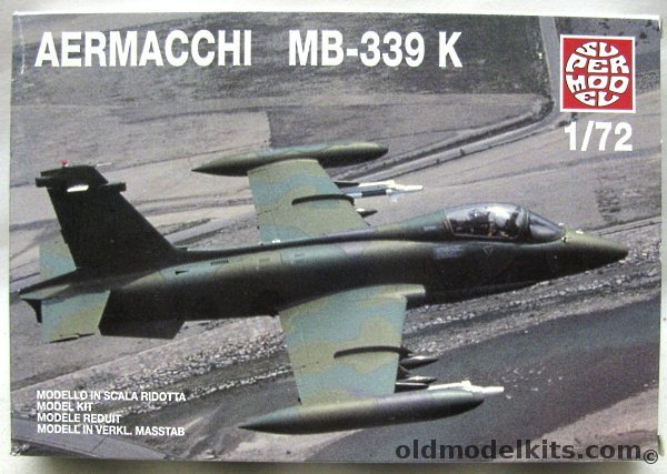 Supermodel 1/72 TWO Aermacchi MB-339K Veltro 2, 10-019 plastic model kit